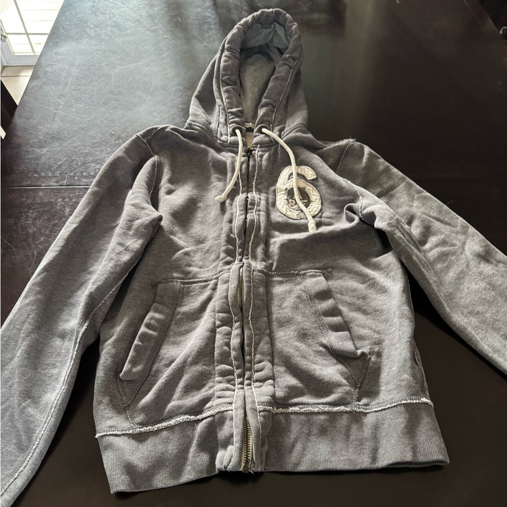 Abercrombie & Fitch Vintage Grey Hoodie